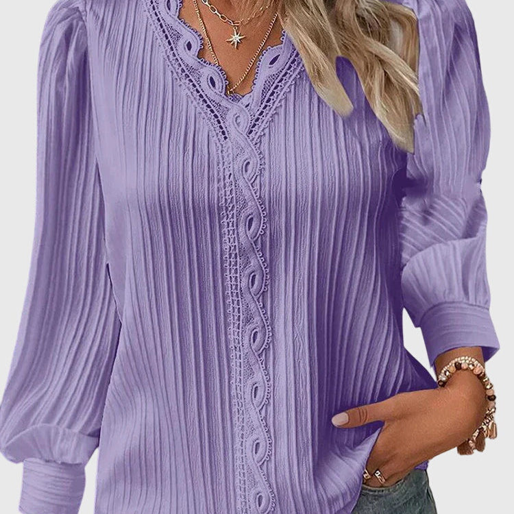 Andrea™ | Elegant Pullover Blouse