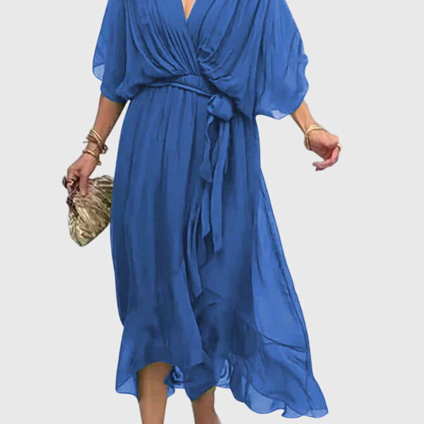 Bethany | Chic Evening Dress in Soft Fabric