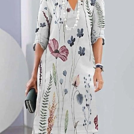 Floral Layered Dress for Parties and Events