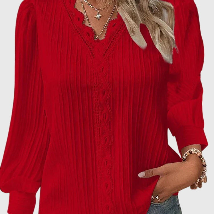 Andrea™ | Elegant Pullover Blouse