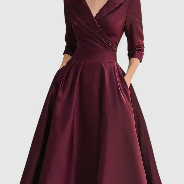 Yan | Elegant Midi Dress