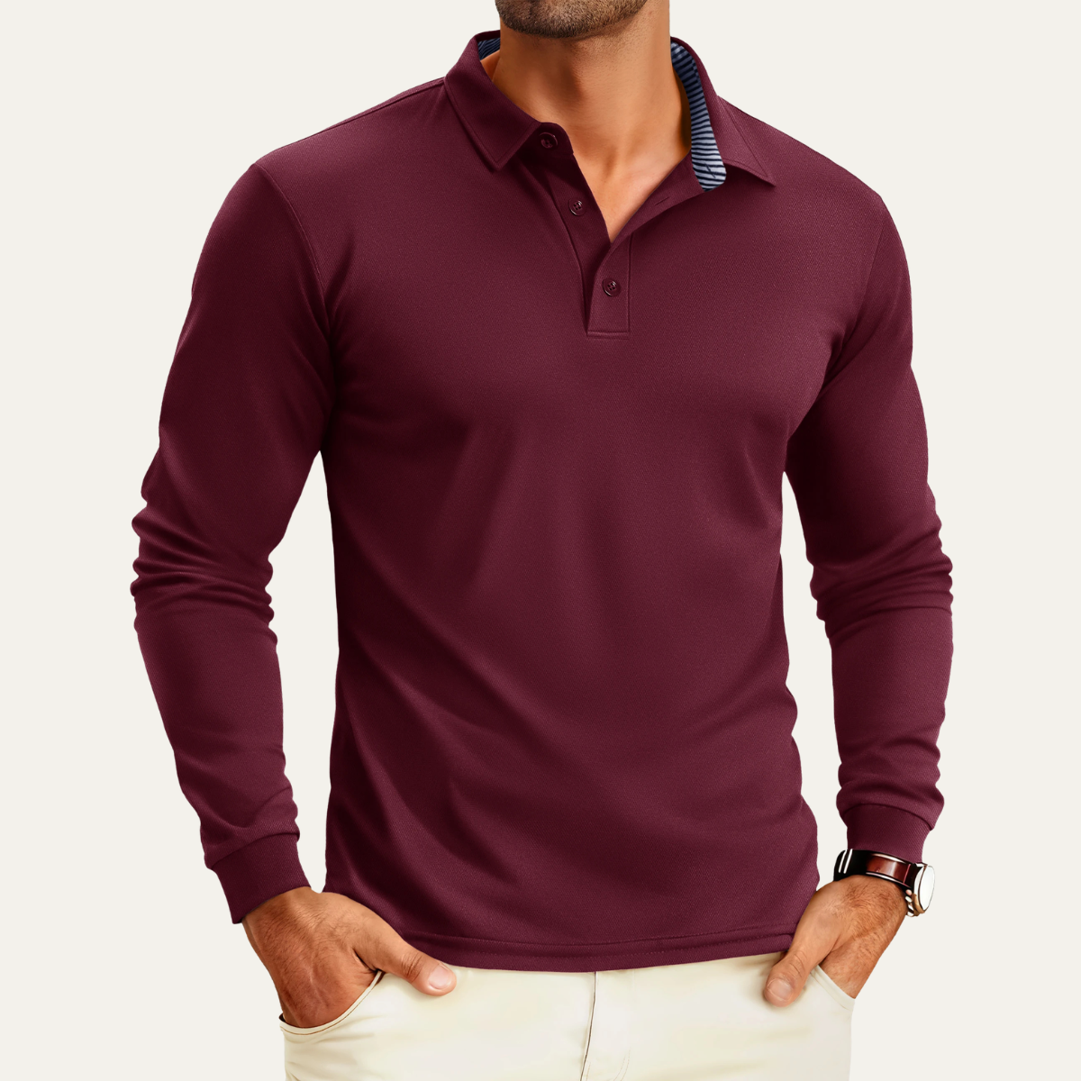 The Amalfi Men’s Quick Dry Trendy Polo Shirt