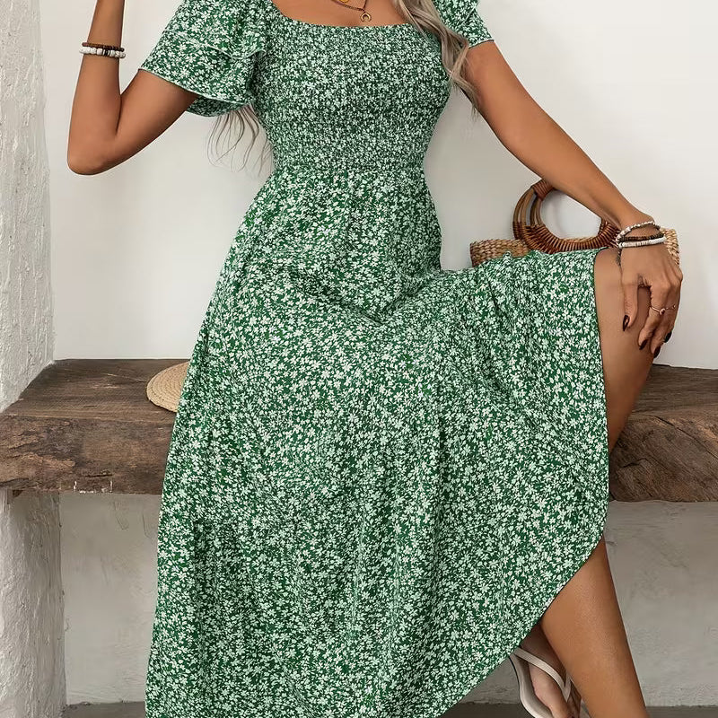 Bohemian Chic Dress for Festive Gatherings
