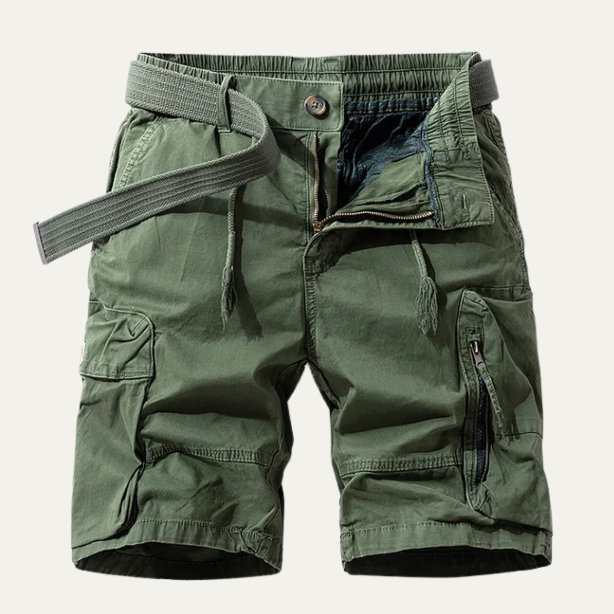 The Whitlock Men’s Casual Utility Cotton Cargo Shorts