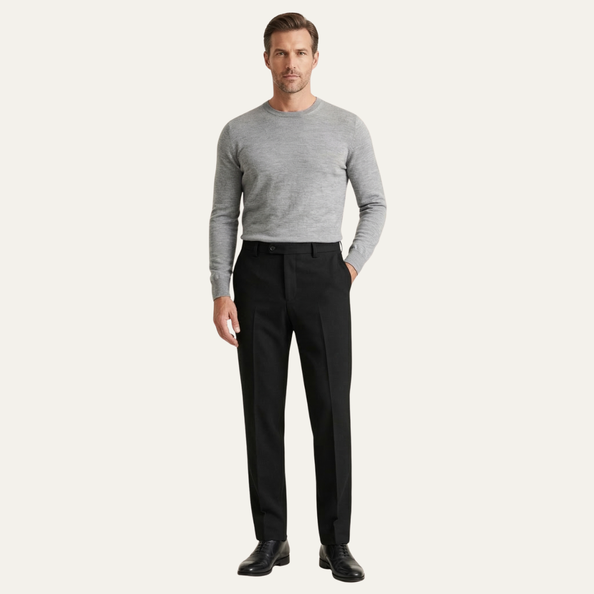 The Moltrasio Men’s Casual Office Wool Blend Business Pants