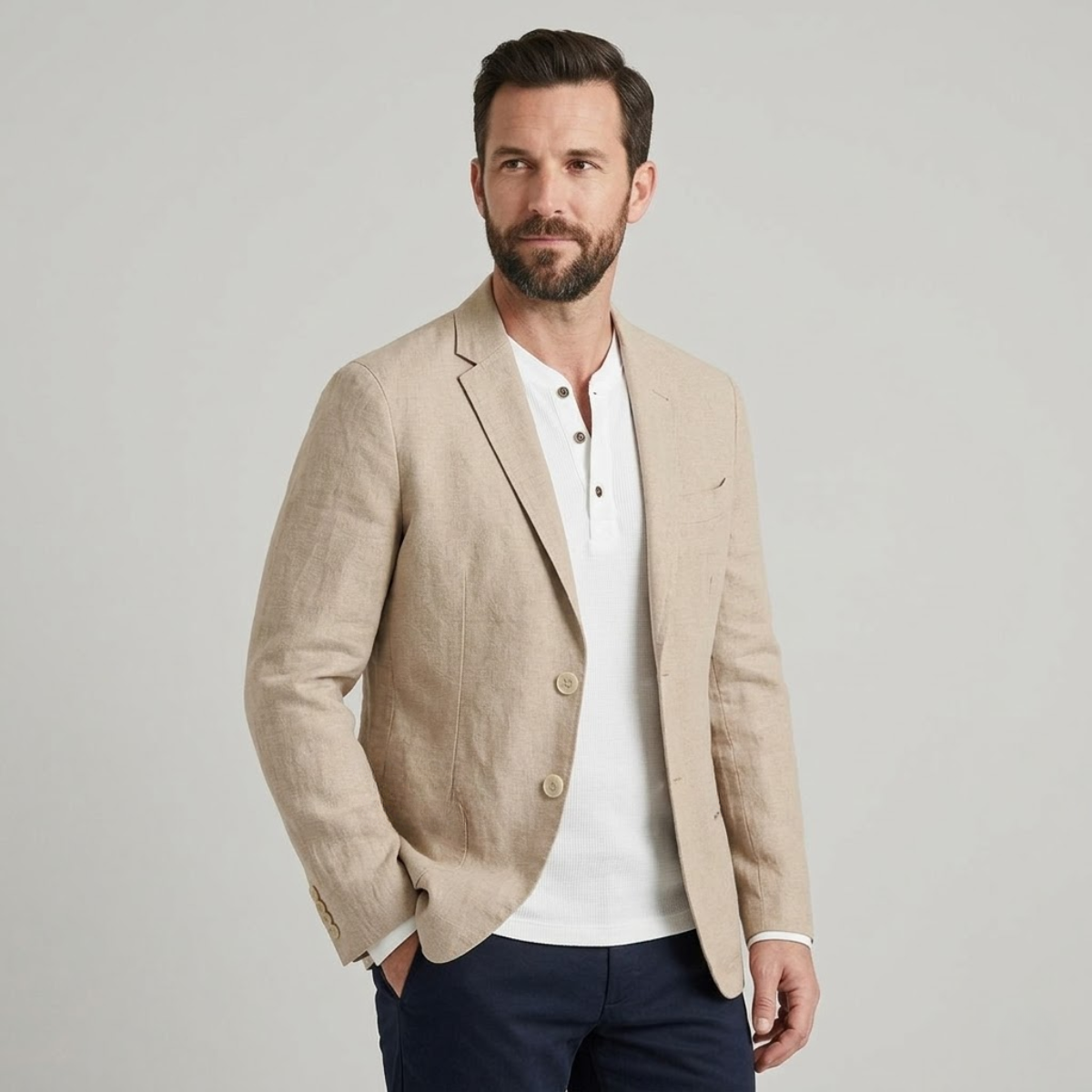 The Riviera Cotton Summer Blazer - Wedding Guest Men - Formal Occasions