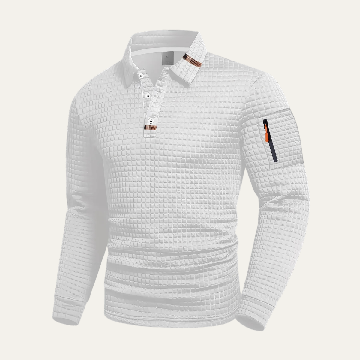 The Benevento Men’s Quick Dry Long Sleeve Golf Polo Shirt