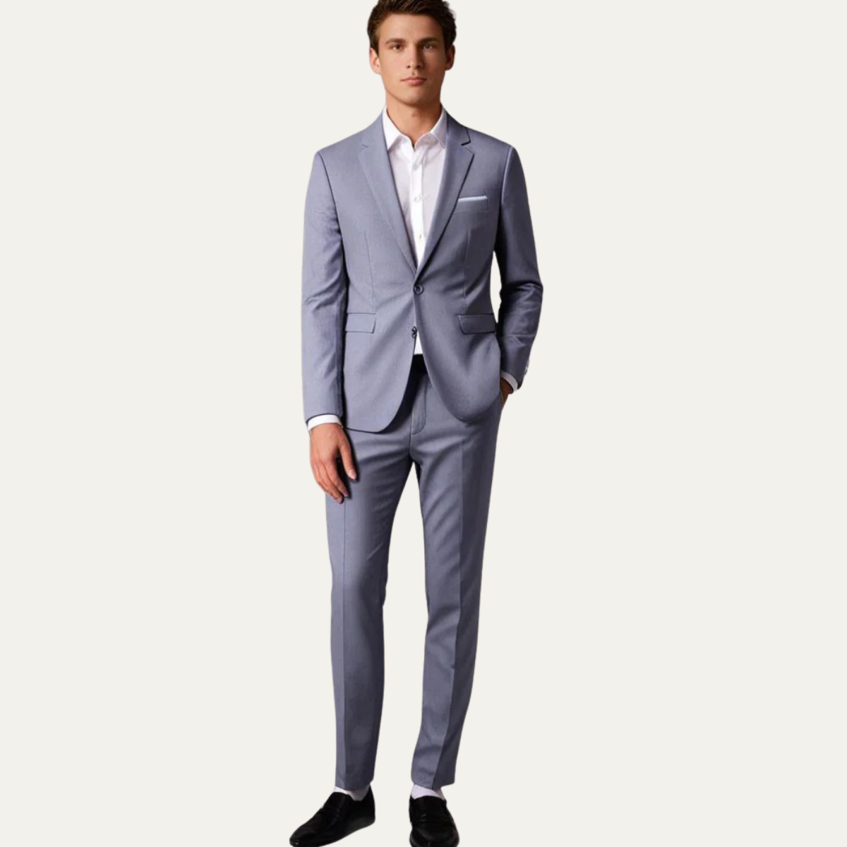 The Riccione Men's Elegant 2 Piece Suit Set – Blazer & Pants