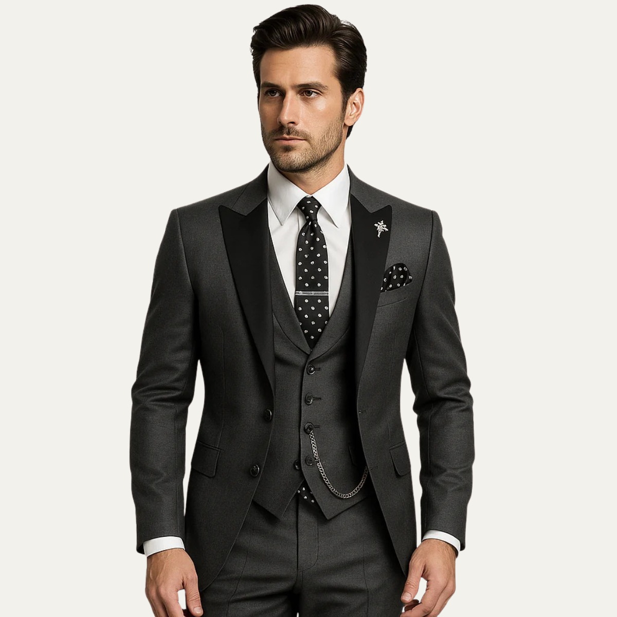 The Senigallia Men’s 3 Piece Suit Set – Blazer, Waistcoat & Pants