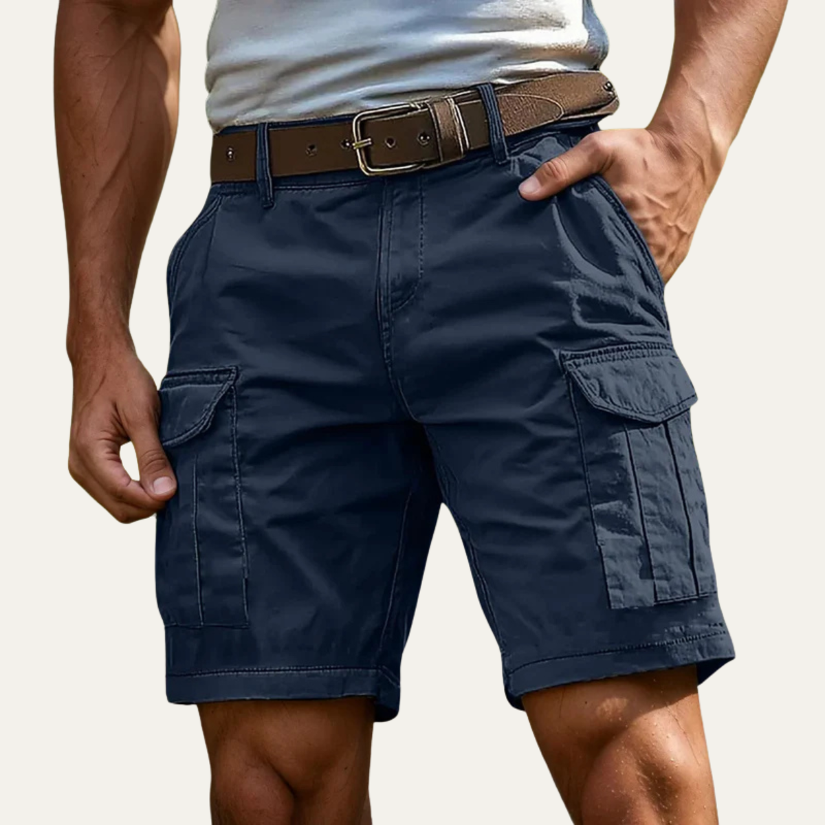 The Mayfield Men’s Casual Summer Utility Shorts with Pockets