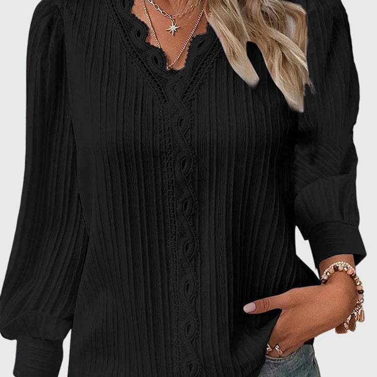 Andrea™ | Elegant Pullover Blouse