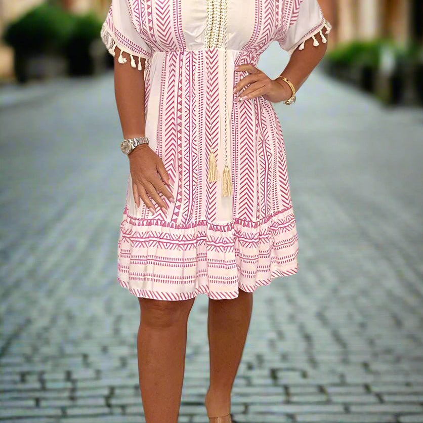 Magdalena | Stylish Printed Dress for Any Occasion