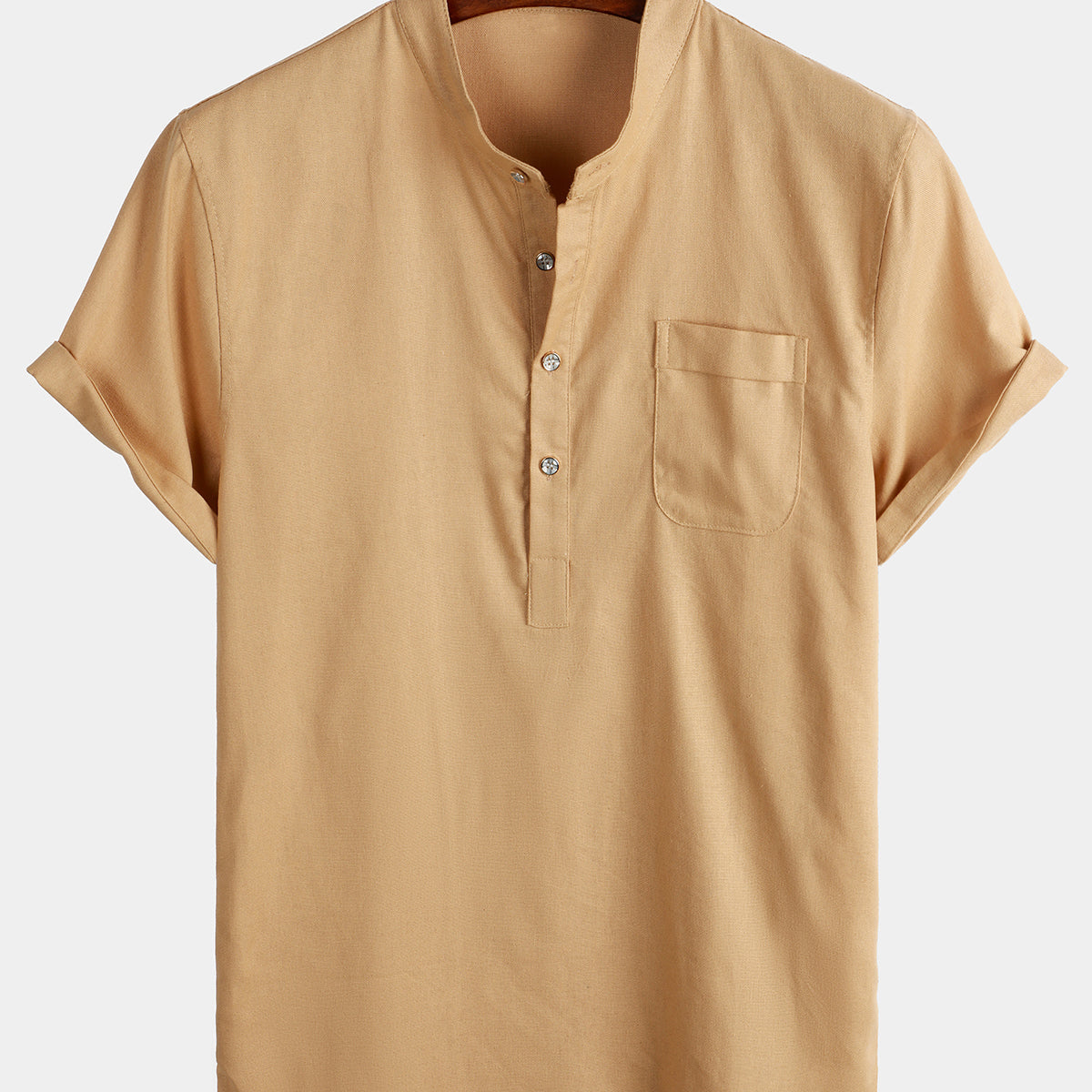 Men's Casual Short-Sleeve Holiday Shirt