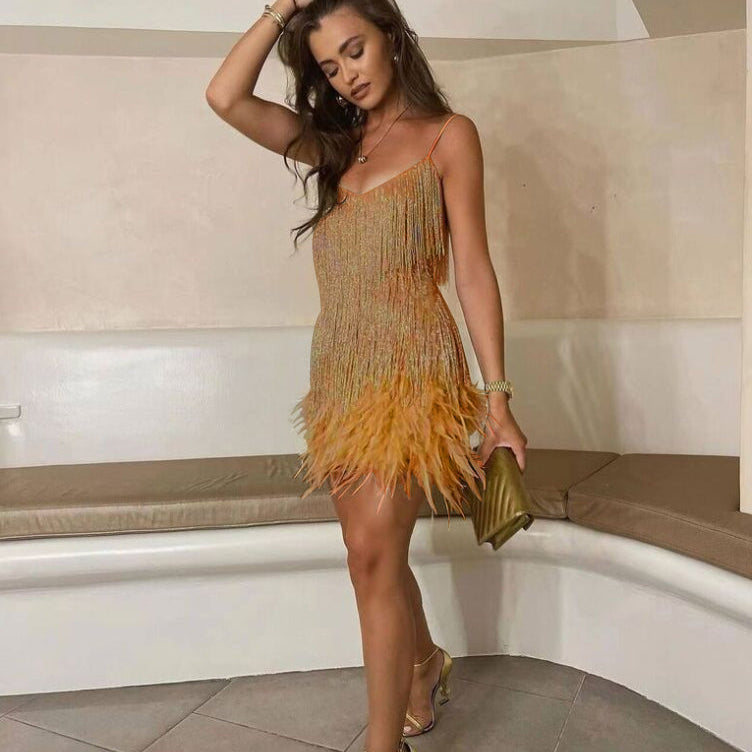 Stunning Sequin Evening Dress for Parties