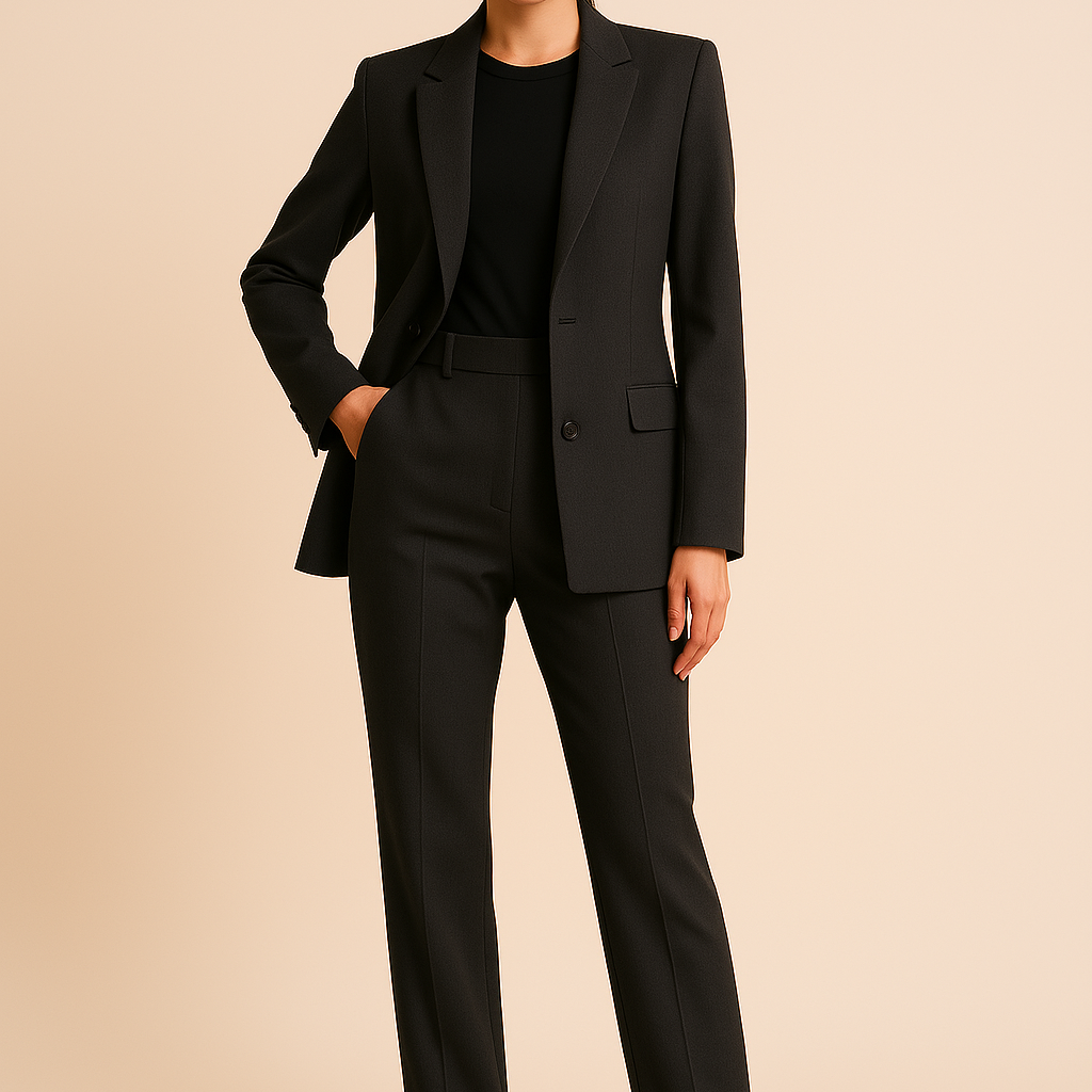 Chic Summer Blazer & Pleated Trousers for Women