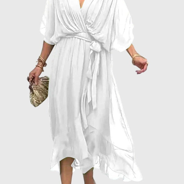 Bethany | Chic Evening Dress in Soft Fabric