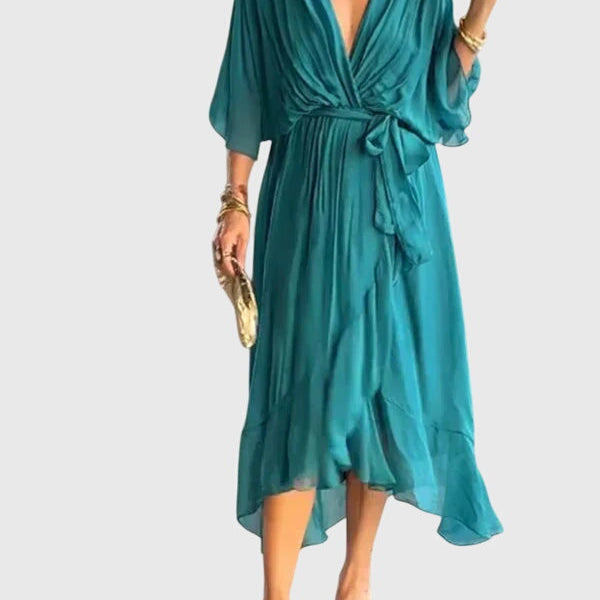 Bethany | Chic Evening Dress in Soft Fabric
