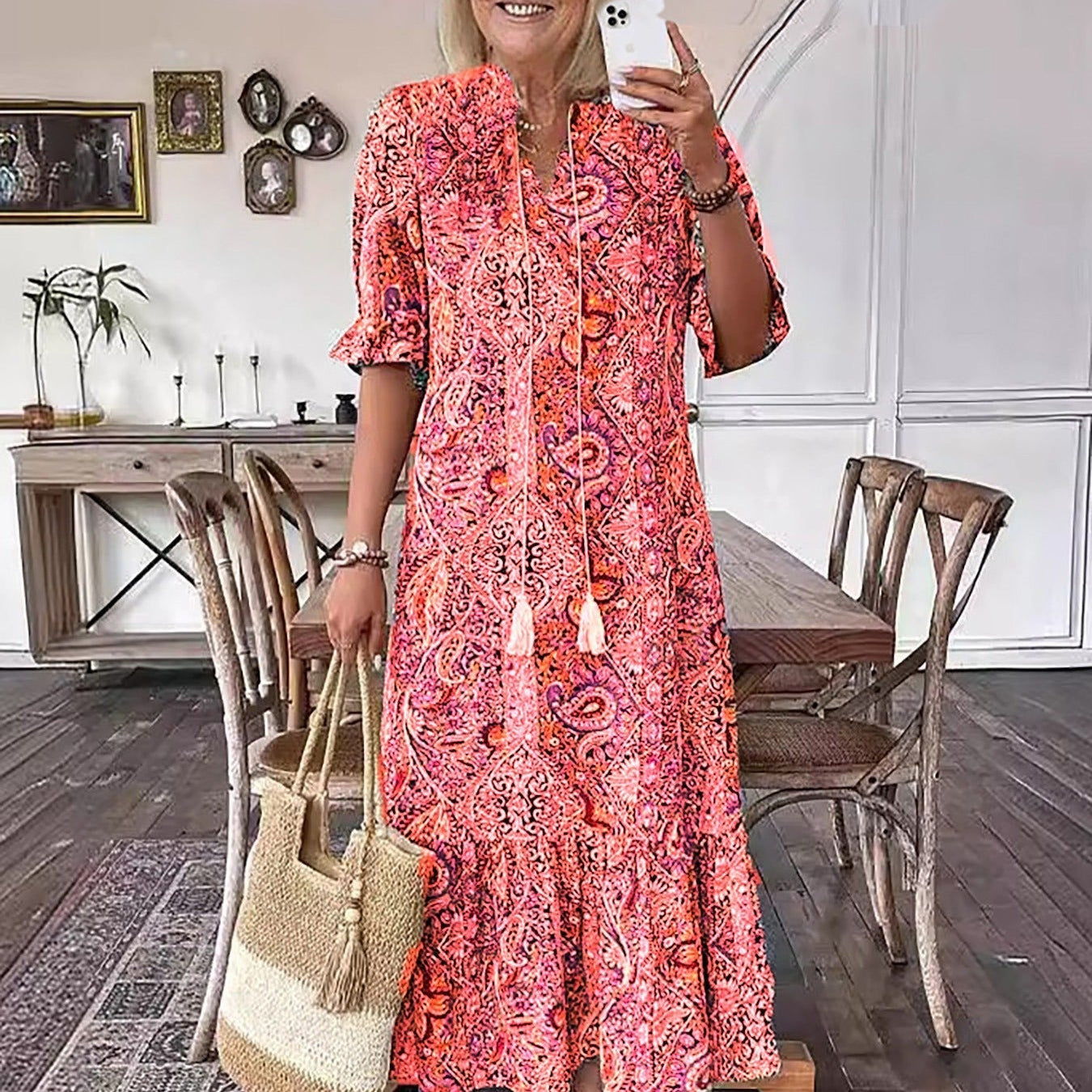 Gene | Boho Chic Maxi Dress for Any Occasion