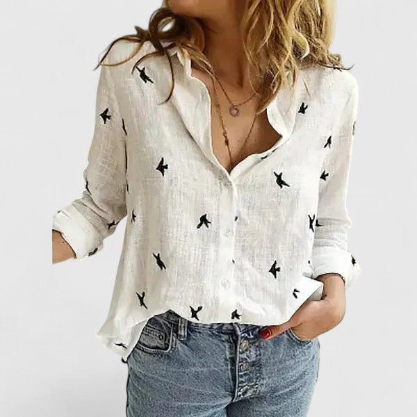 Elena | Chic Blouse for Office & Evening Wear