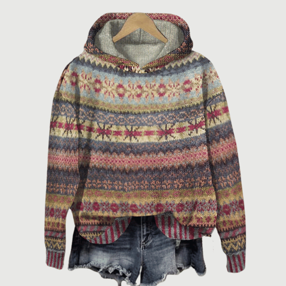 Judy – Stylish Printed Hoodie for Everyday Wear