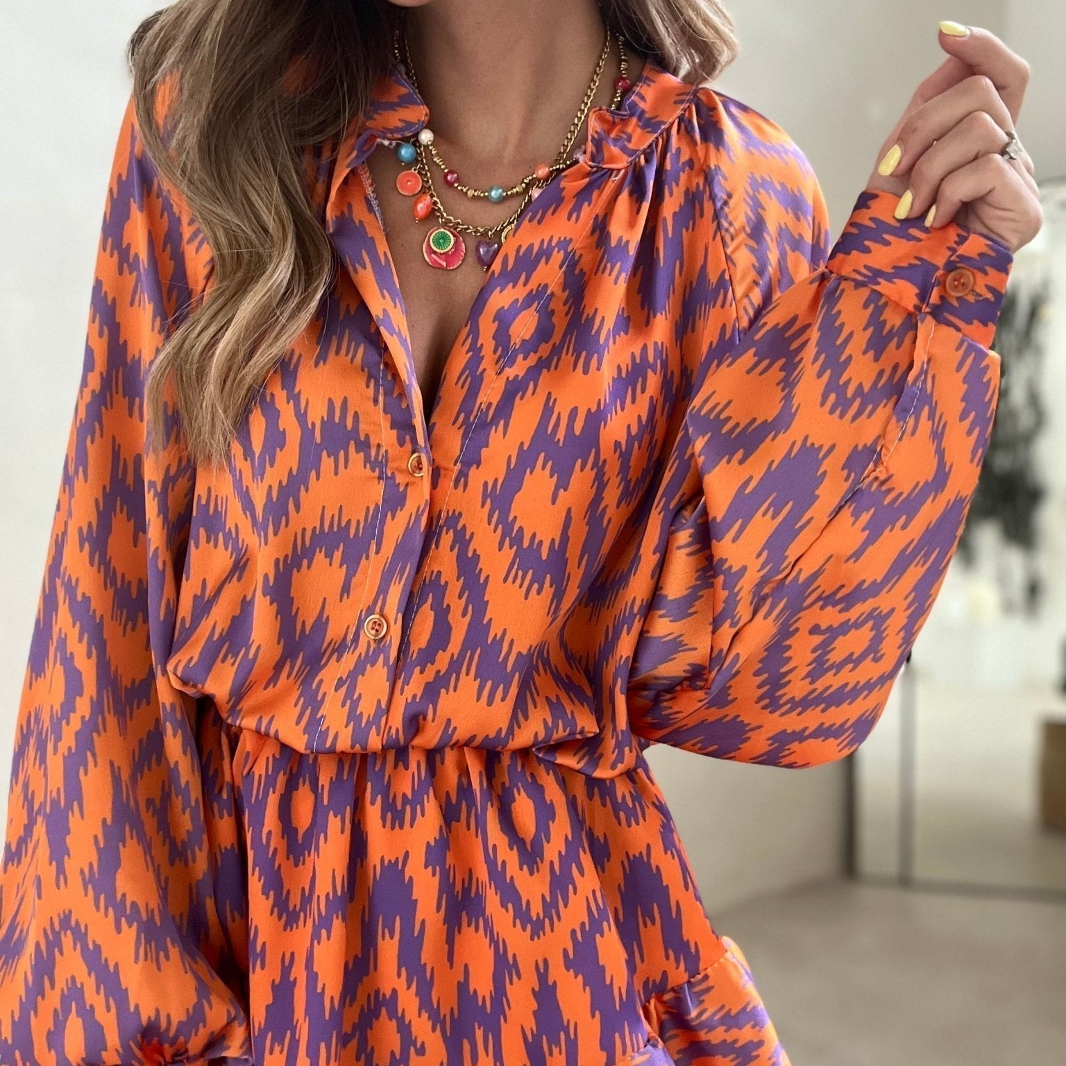 Eleanor - Flowy Ruffle Mini Dress for Every Occasion